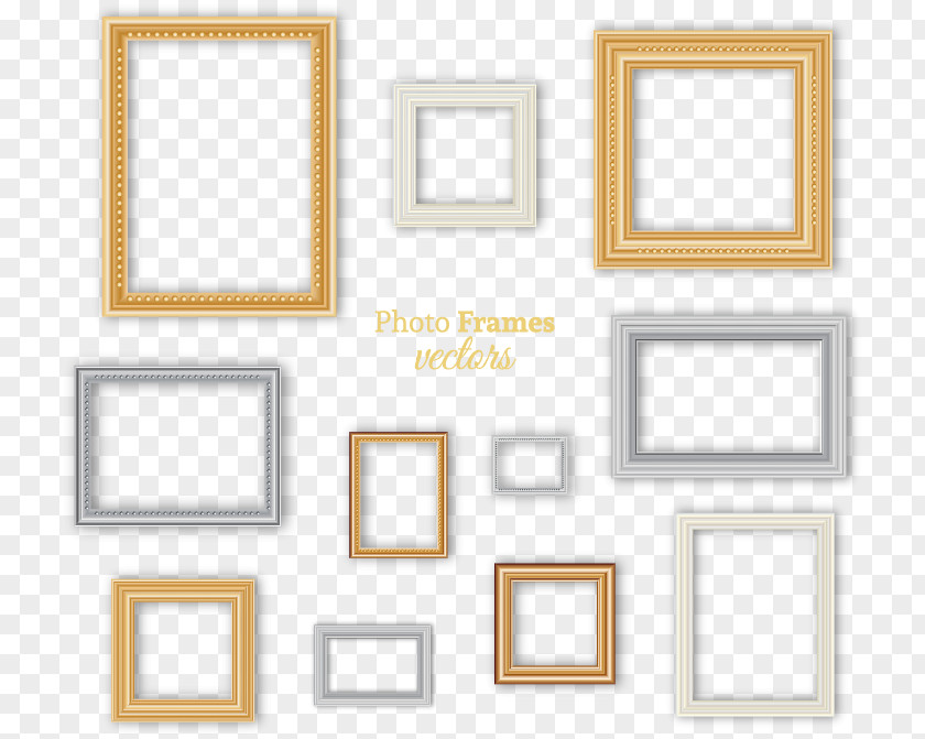 Different Color Photographic Frame Vector Free Download Photography Picture Frames PNG
