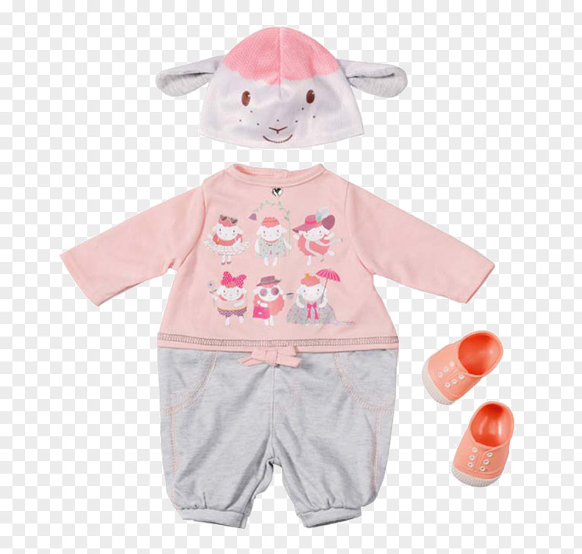 Doll Infant Annabelle Baby Annabell Deluxe Casual Day Clothing Set Zapf Creation PNG