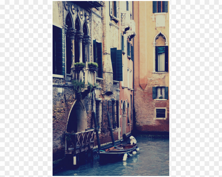 Water Venice Canal Historic District Poster Printing Boat PNG