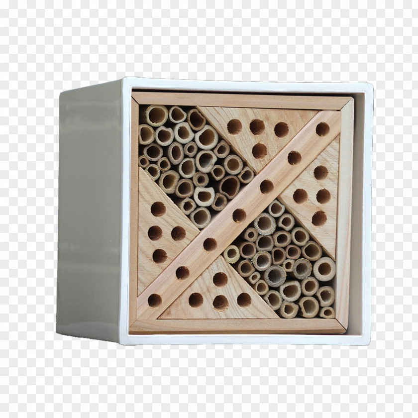 Bee Insect Hotel Pollination Garden PNG