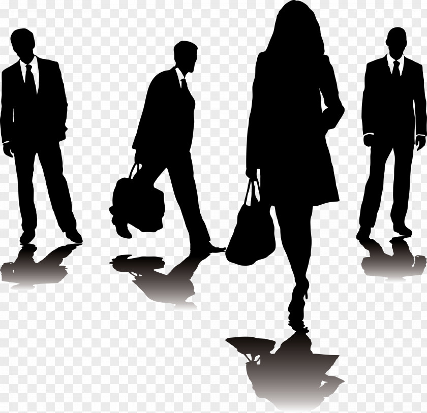 Black Man Silhouette Businessperson PNG