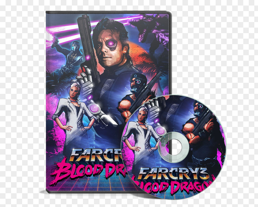 Far Cry 3: Blood Dragon Xbox 360 Primal Video Game PNG