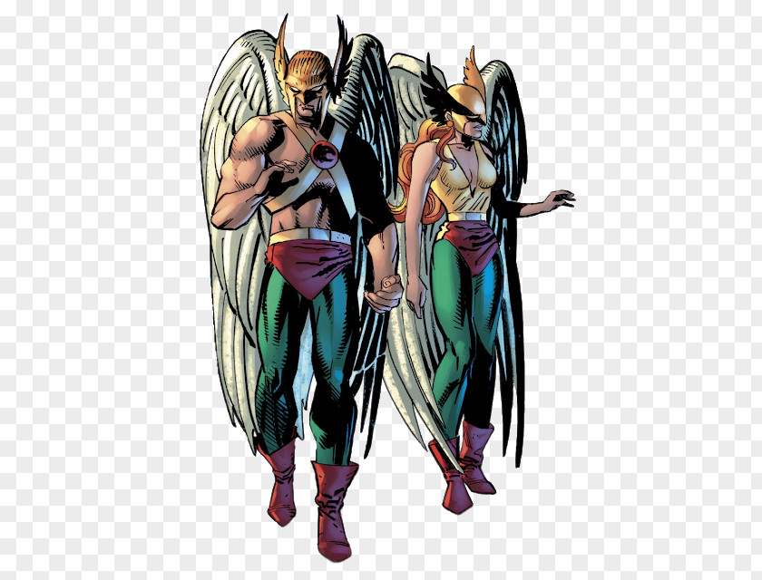 Hawkman (Carter Hall) Hawkgirl (Katar Hol) Hawkwoman PNG