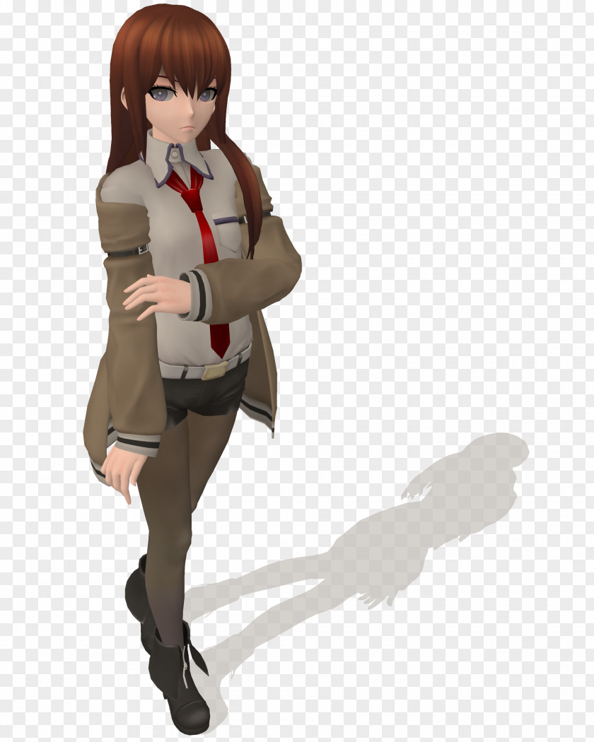 Makise Kurisu VRChat MikuMikuDance Metasequoia Sinkhole PNG