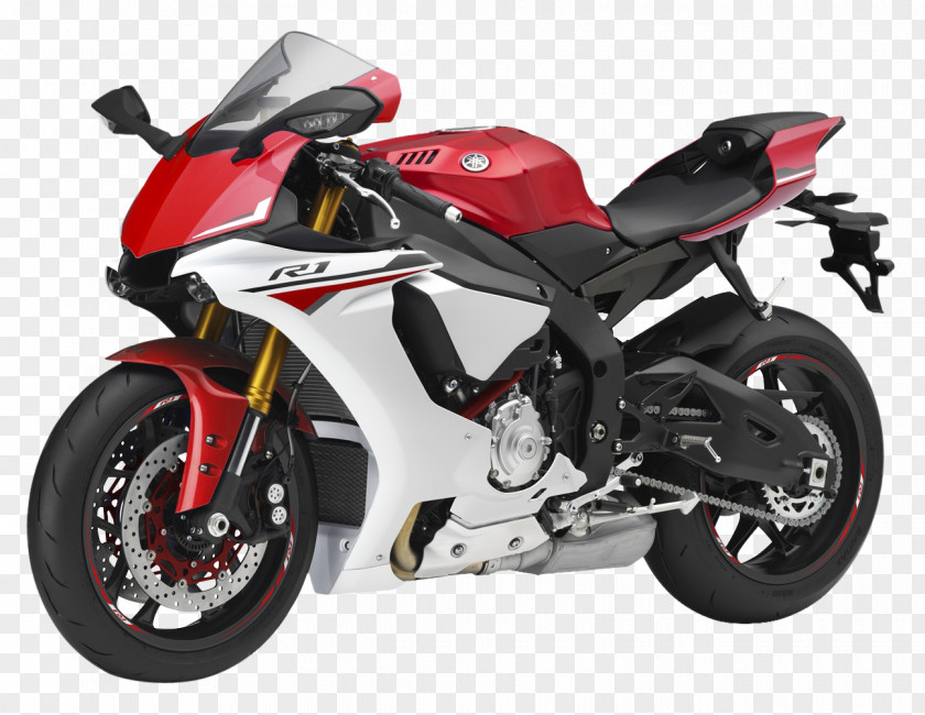 Red Yamaha YZF R1 Sport Motorcycle Bike YZF-R1 Motor Company EICMA Tracer 900 PNG