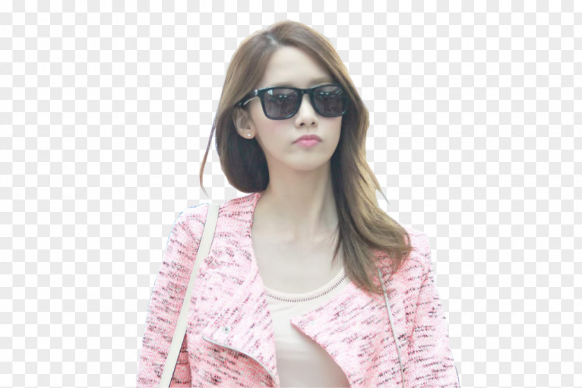 Sunglasses Long Hair Coloring PNG