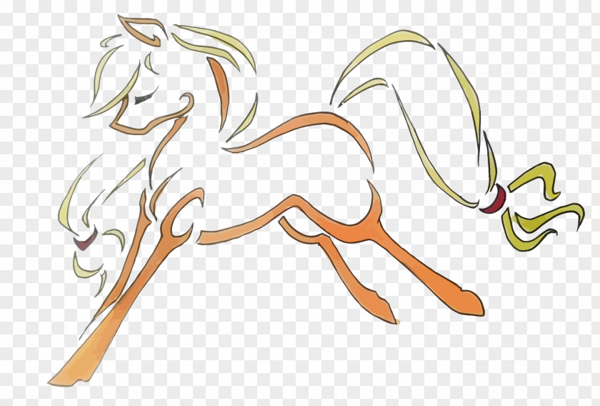 Vector Hand-painted Horse Pintabian Applejack Illustration PNG