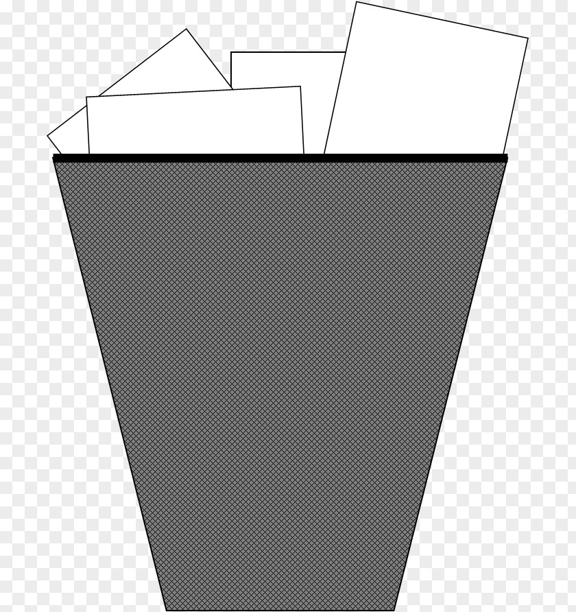 Cartoon Trashcan Rectangle Square PNG
