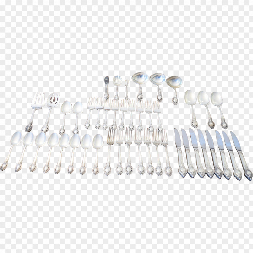 Metal Cutlery Product Design Angle PNG
