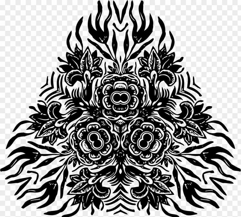 Orname Flower Rotational Symmetry Floral Design PNG