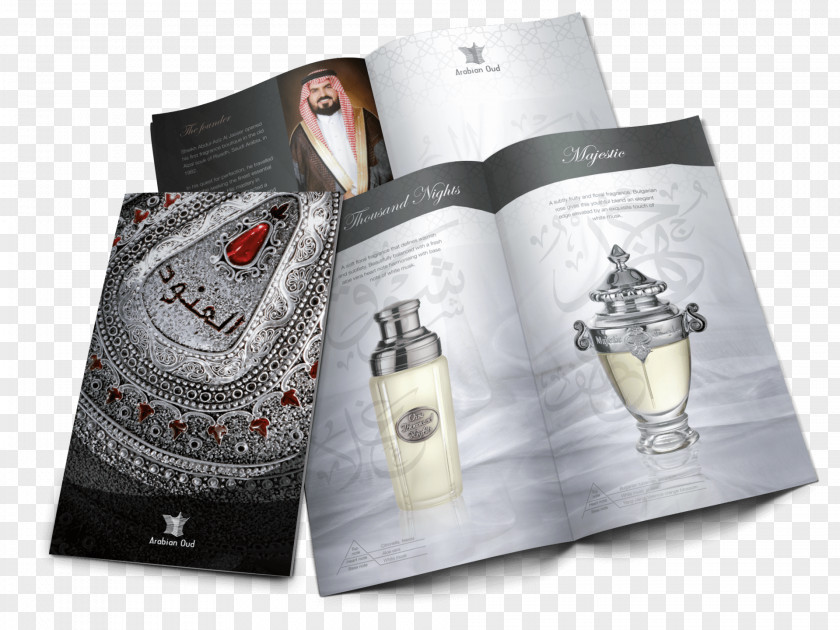 Broucher Design Perfume Brochure Graphic Printing PNG