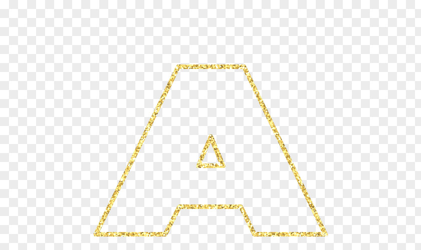 Gold Yellow Alphabet Letter Font PNG