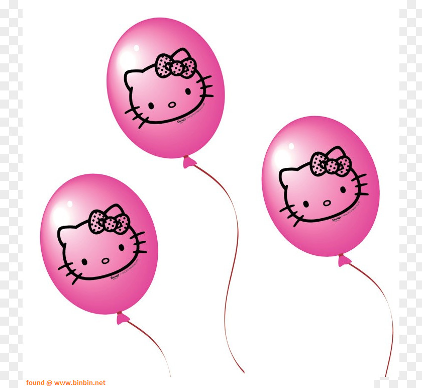 Hello Kitty With Balloons Balloon Amazon.com Party Clip Art PNG