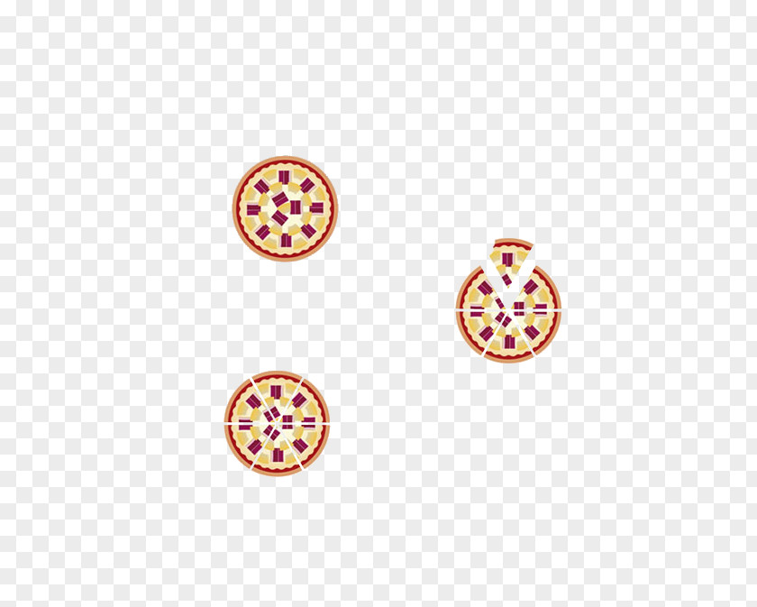 Pizza Yellow Area Pattern PNG