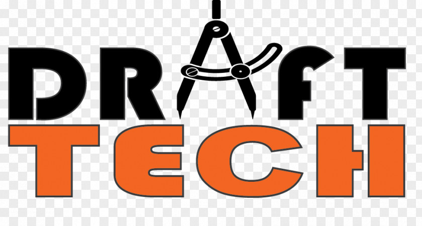 Draft DraftTech Logo Technical Drawing Graphic Design PNG