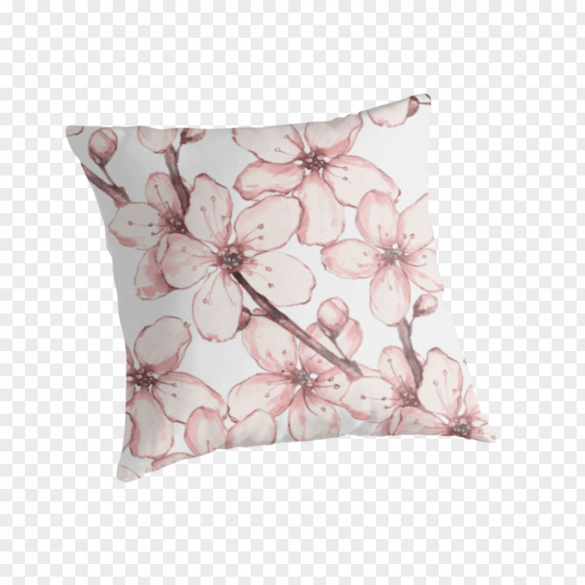 Japanese Garden Throw Pillows Cushion Gribaša Spoonflower PNG