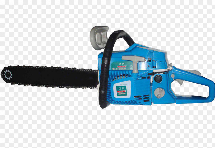 Light Blue Chainsaw PNG