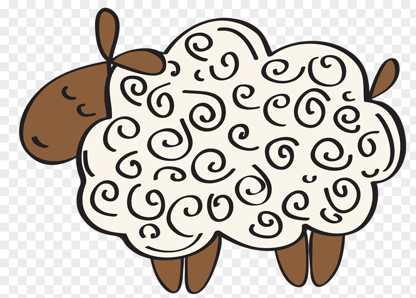 Oveja Sheep Wool Pillow PNG