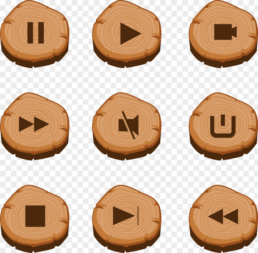 Stump Media Play Button Icon PNG
