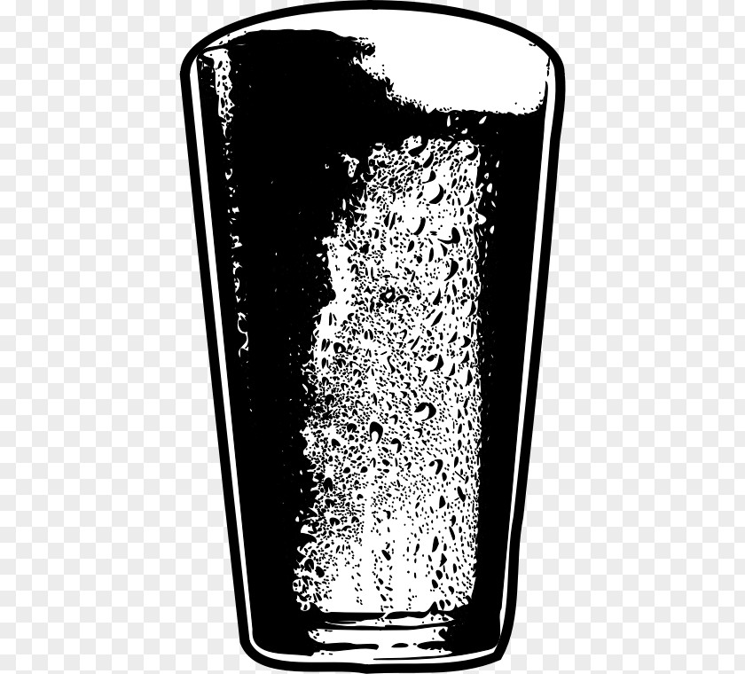 Beer Black Stout Pint Glass Clip Art PNG