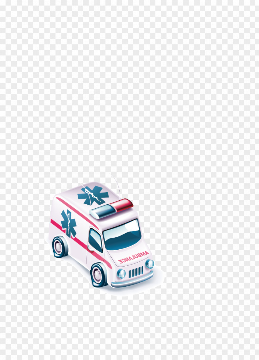 Cartoon Ambulance Car PNG