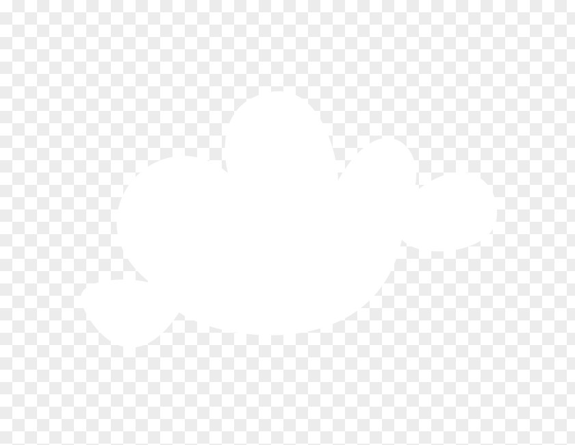 Clouds White Black Pattern PNG