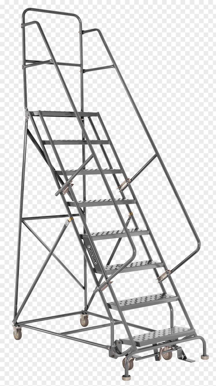 Ladders Ladder Stairs Warehouse Rolling Handrail PNG