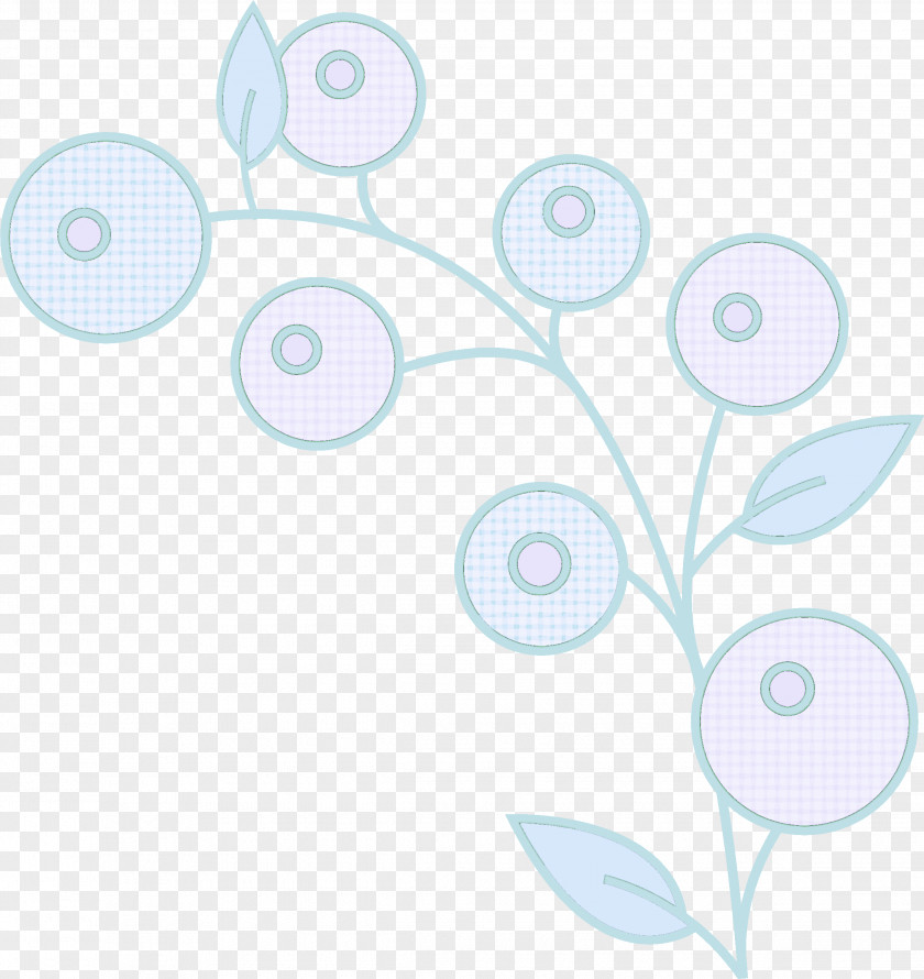 Branch Pattern Leaf Lilac Circle PNG