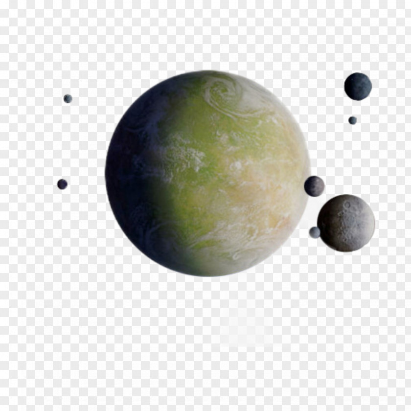 Planet Planets And Satellites Science Fiction Natural Satellite PNG