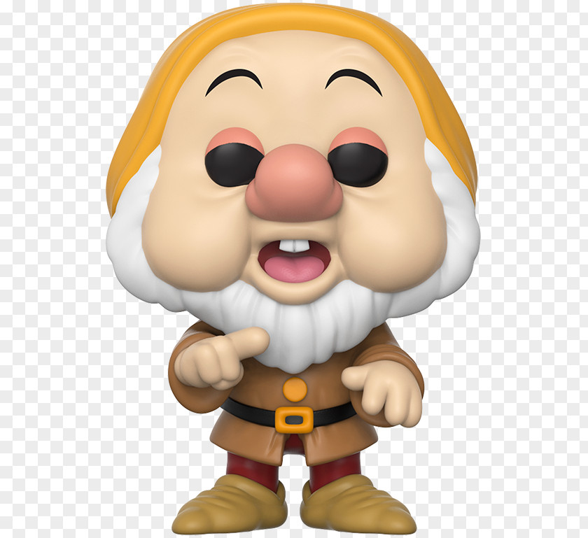 Snow White Sneezy Funko Seven Dwarfs Designer Toy PNG