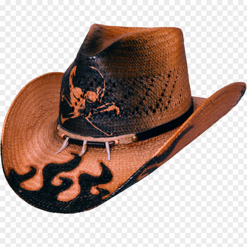 Hat Cowboy Top Toyo Straw PNG