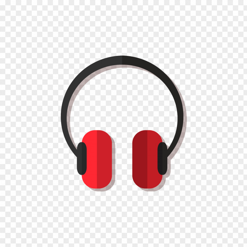Red And Black Headphones Download Computer File PNG