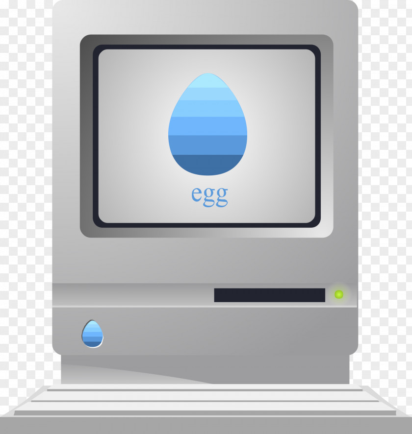 Vintage Computer Monitors Clip Art PNG