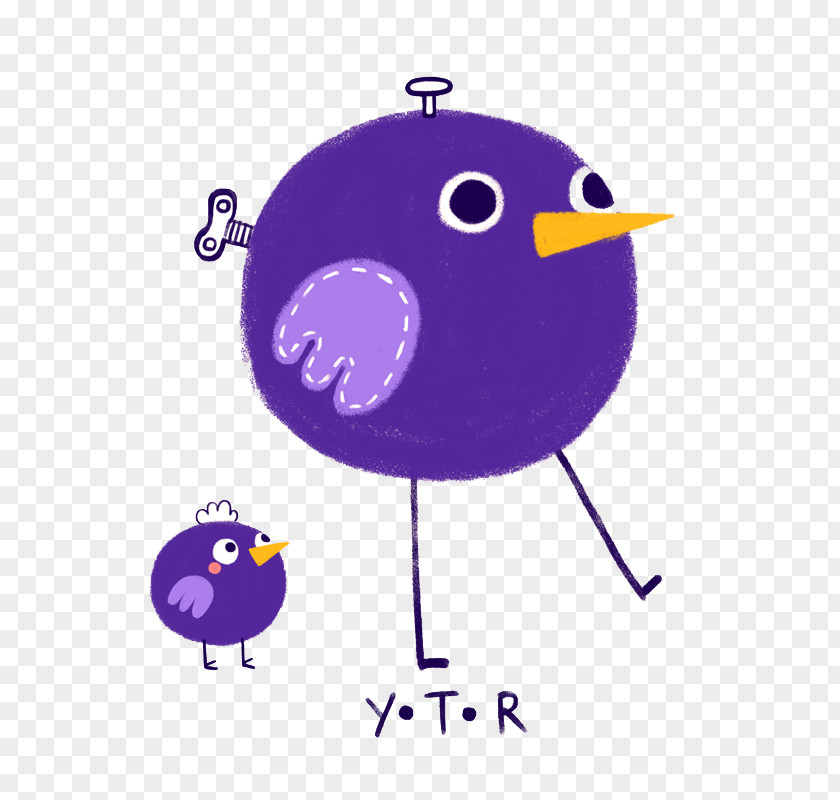 Creative Purple Machine Chick Robot Creativity Illustration PNG