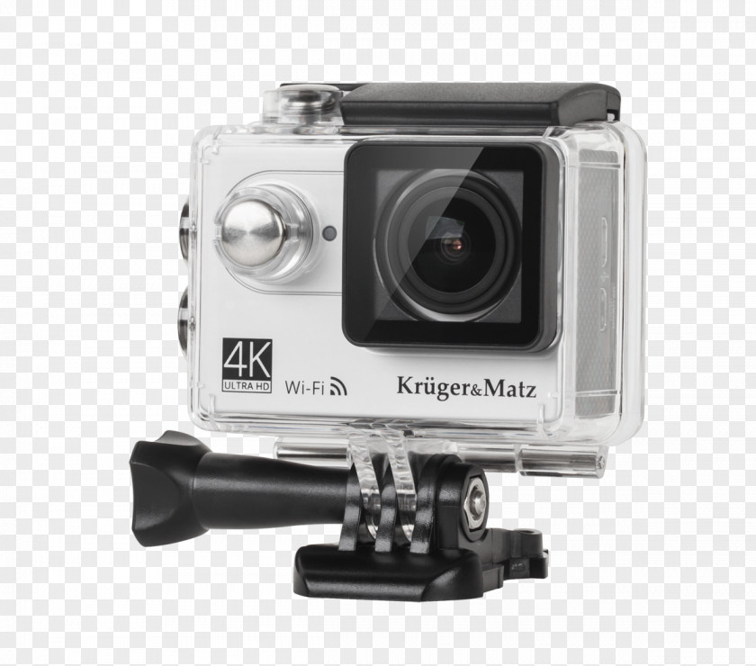 Microphone Action Camera Video Cameras 4K Resolution Krüger & Matz PNG
