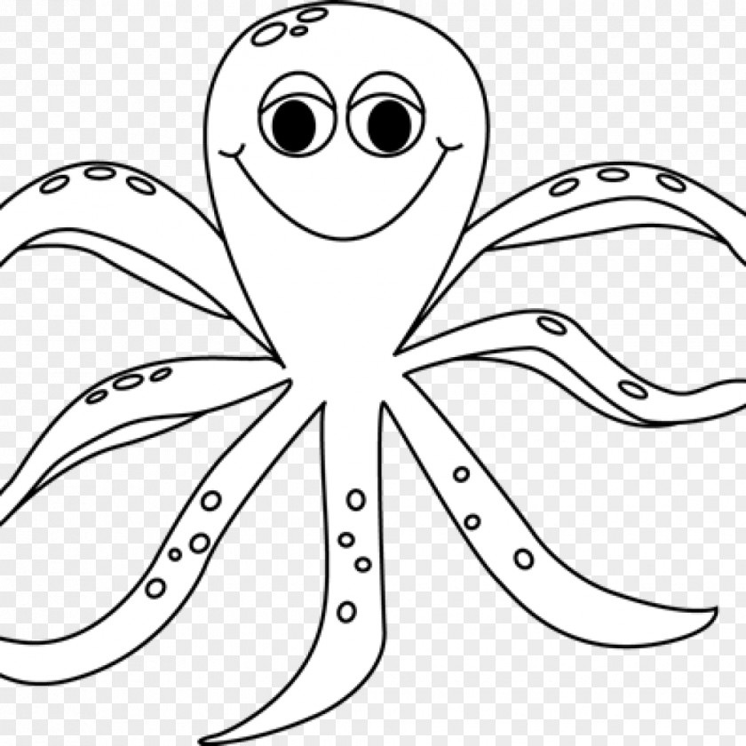 Octapus Stamp Clip Art Octopus Black And White Drawing Image PNG