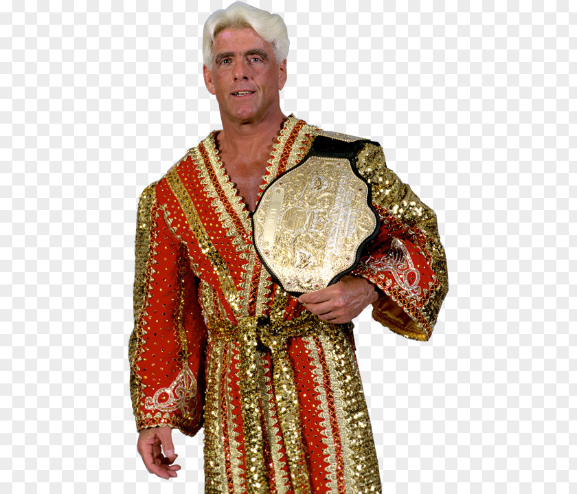Ric Flair World Heavyweight Championship WWE Raw Big Gold Belt PNG Belt, wwe clipart PNG