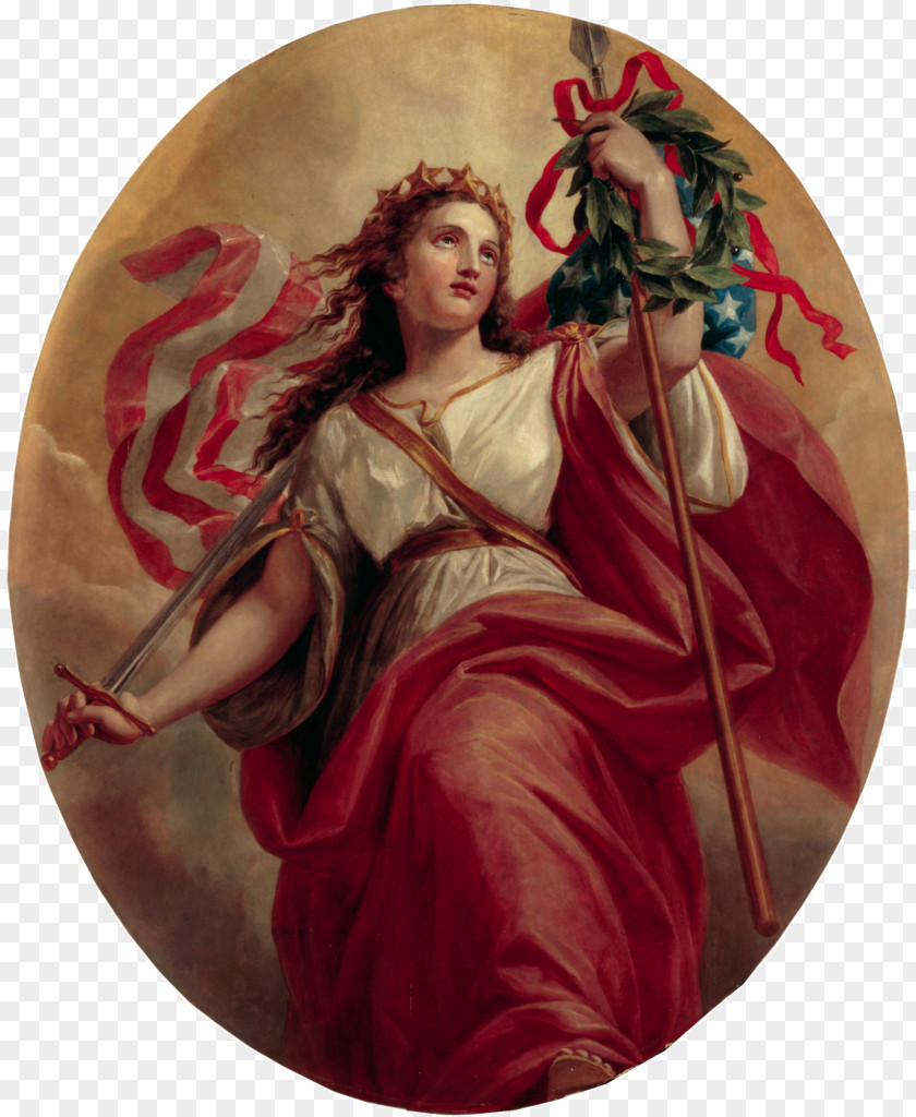 White House Statue Of Liberty United States Capitol The Apotheosis Washington Painting PNG