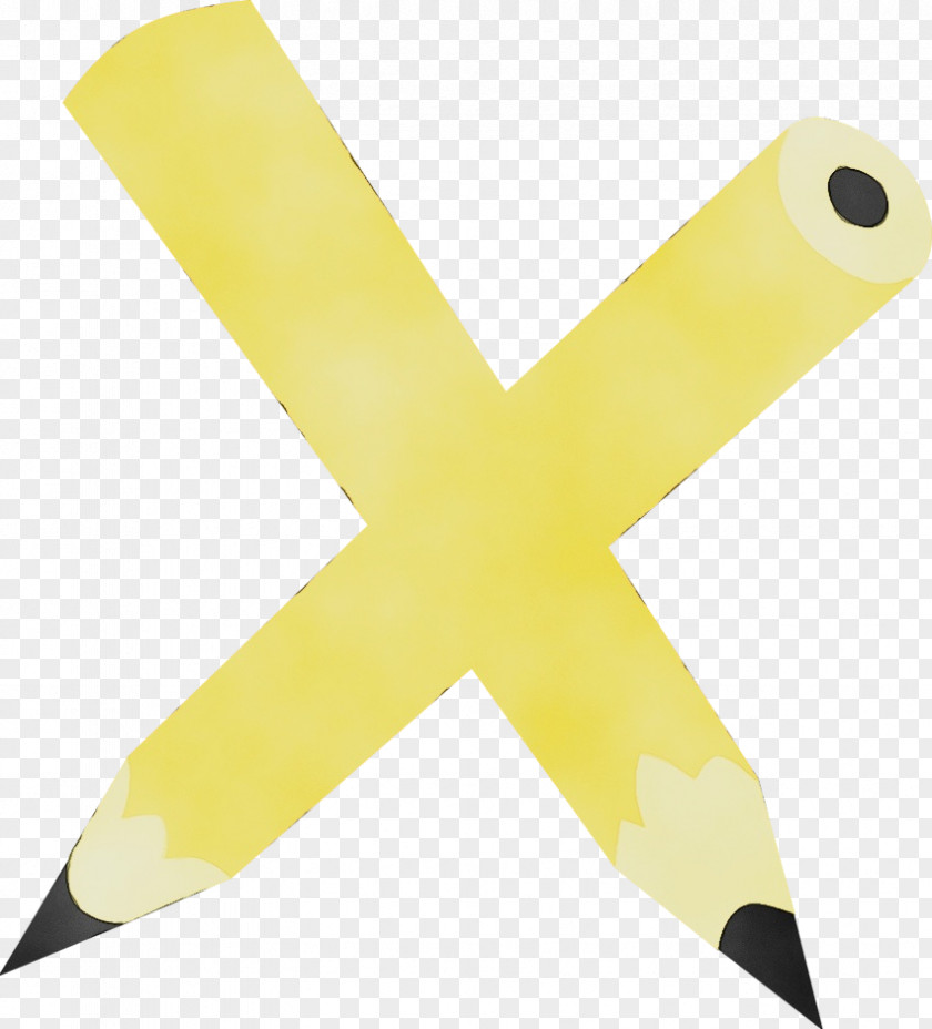 Yellow Wet Ink Font PNG
