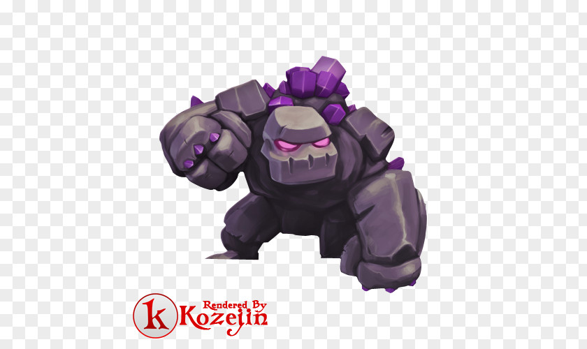 Clash Of Clans Royale Golem Elixir PNG