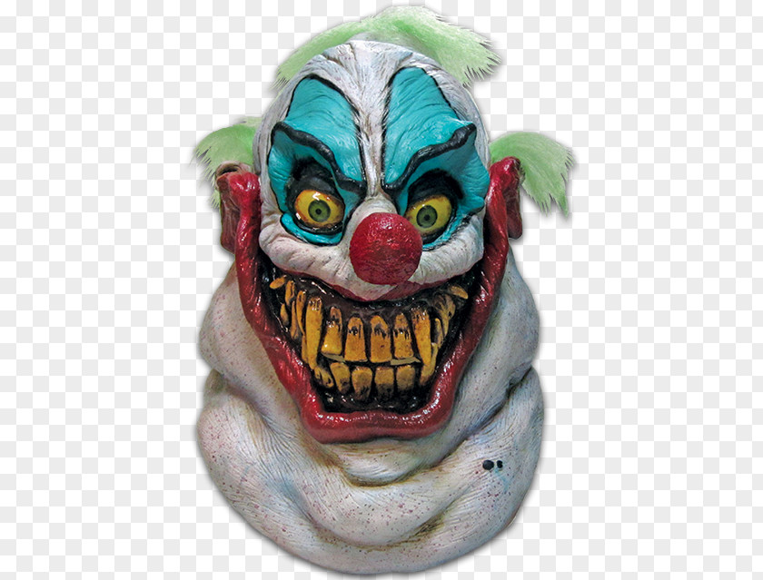 Clown Latex Mask Halloween Costume PNG