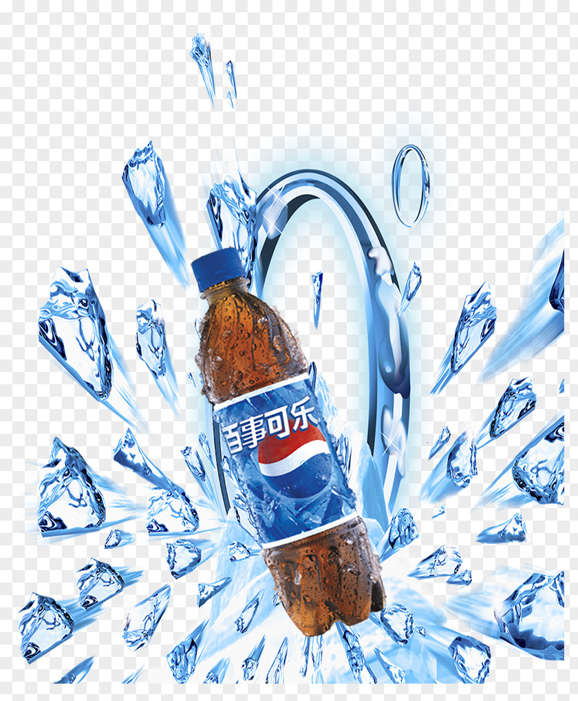 Creative Ice In Pepsi Coca-Cola Download PNG