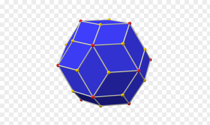 Face Dual Polyhedron Chamfer Truncation Rhombic Dodecahedron PNG