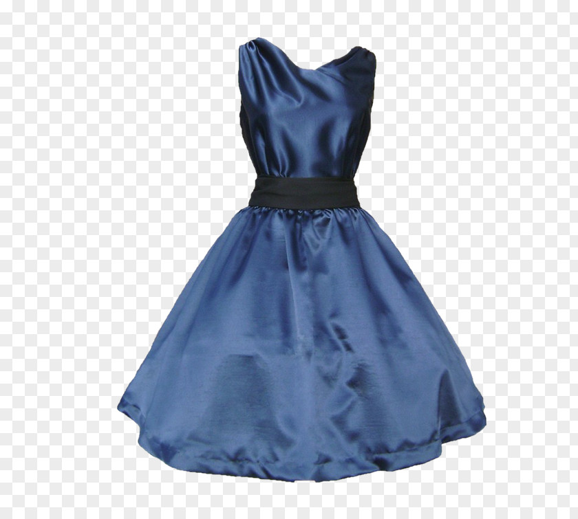 Silk Sleeveless Dress Cocktail Blue Skirt Clothing PNG