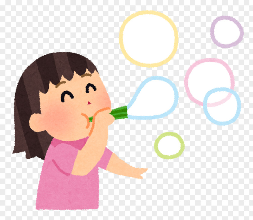 Soap Bubble Play Illustration Child PNG