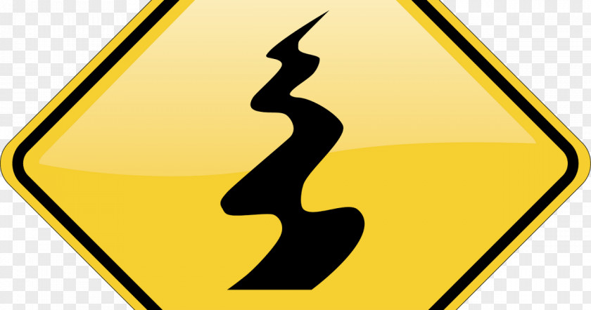 Winding Road Traffic Sign Logo Brand PNG