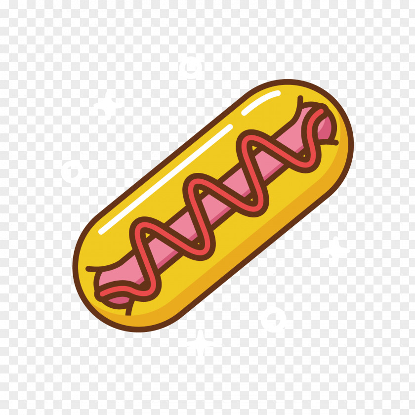 Yellow Hotdog Hot Dog Clip Art PNG