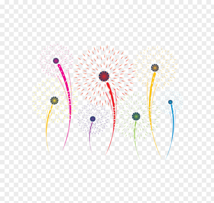Chinese New Year Fireworks Brilliant Creative Background Adobe PNG