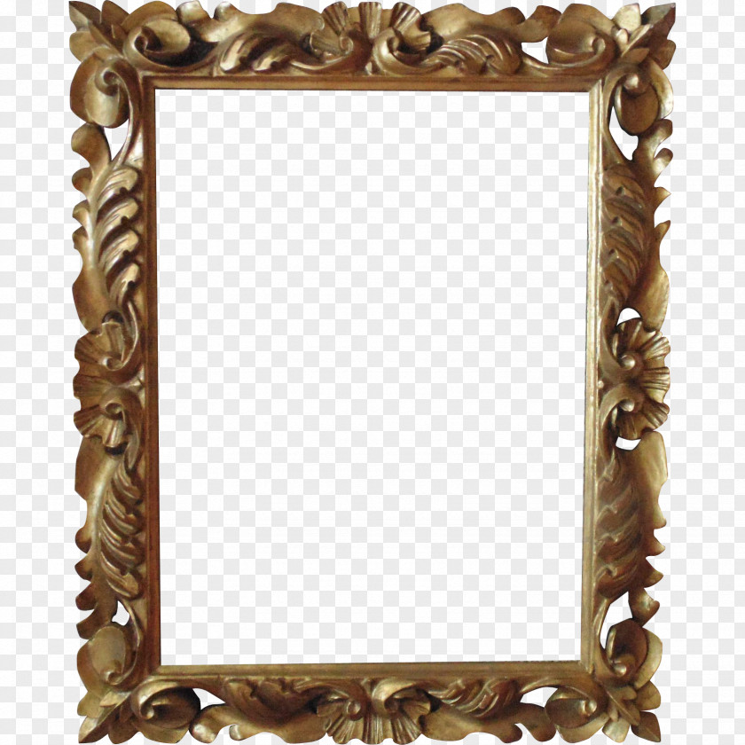 Painting Picture Frames Wood Carving Mirror PNG