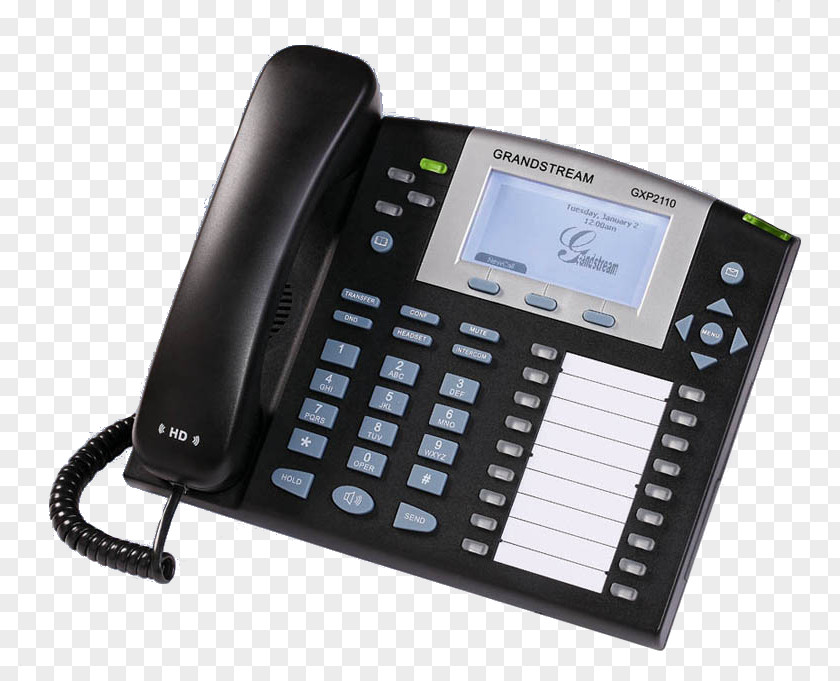 Grandstream Networks VoIP Phone Business Telephone System Voice Over IP PNG